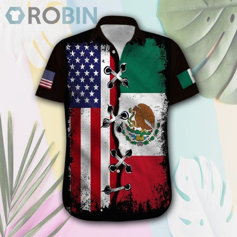 America-Mexico Hawaii Shirt & Shorts