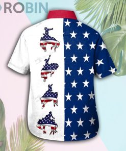 America Saddle Bronc Hawaii Shirt & Shorts