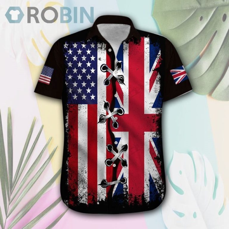 America-UK Hawaii Shirt & Shorts