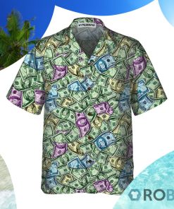 American Currency Banknotes Seamless Pattern Dollar Hawaiian Shirt American Currency Banknotes Seamless Pattern Dollar Hawaiian Shirt