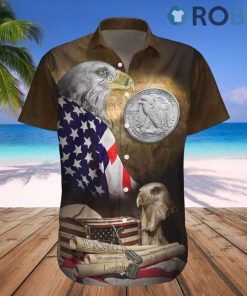American Flag Eagle We The People Hawaiian Shirt