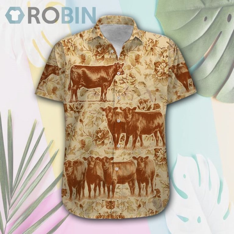 Angus Cow Hawaii Shirt & Shorts