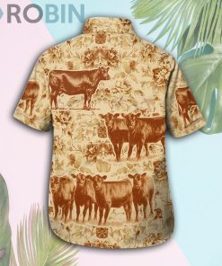 Angus Cow Hawaii Shirt & Shorts