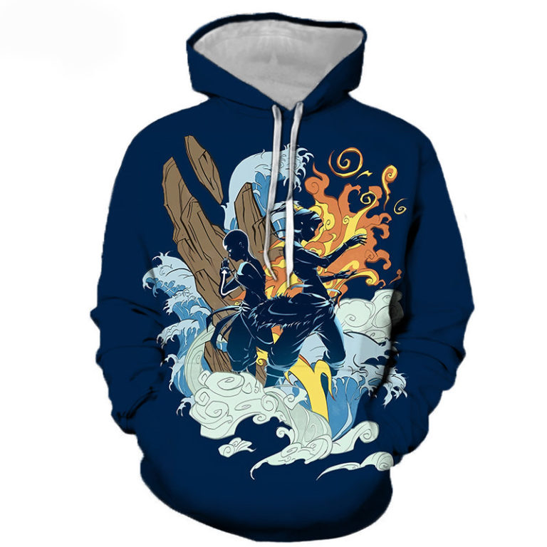 Anime Avatar The Last Airbender 3D Printed Casual Hoodie Shirt