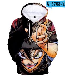 Anime Black Clover Hooded