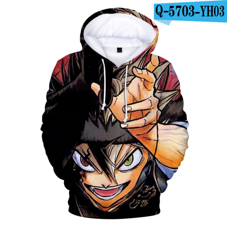 Anime Black Clover Hooded