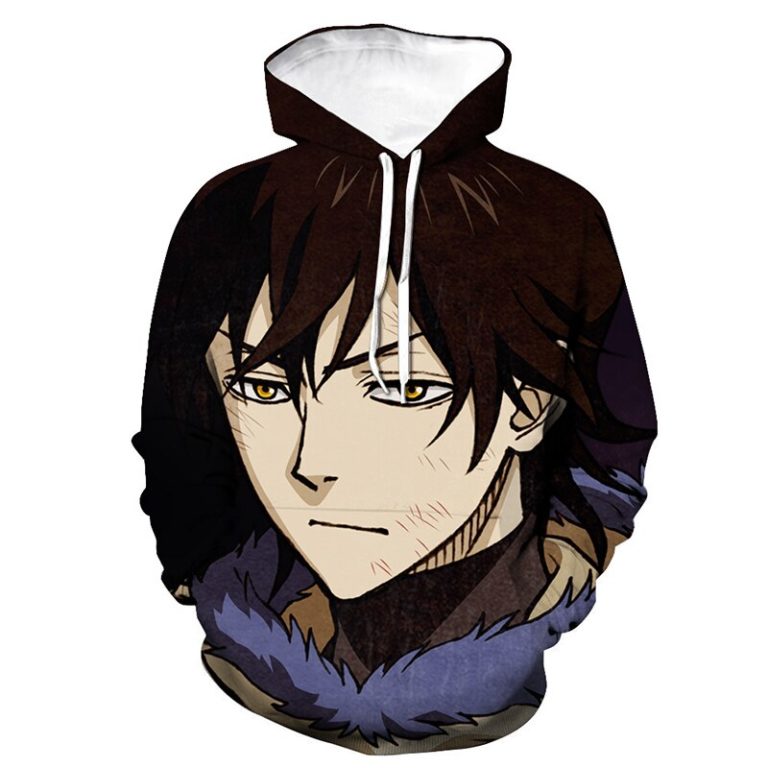 Anime Black Clover Hoodie Shirts – 3D Printed Hooded