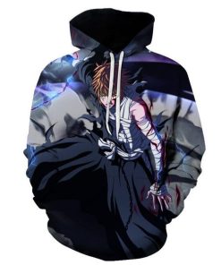 Anime Bleach 3D Printed Hooded RB8586