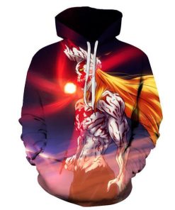 Anime Bleach 3D Printed Hooded RB9477