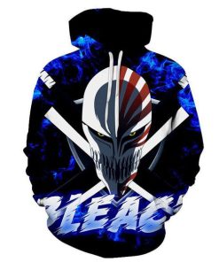 Anime Bleach 3D Printed Hooded RB9522