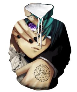 Anime Hooded – Black Butler 3D Printed Hoodie Shirts Anime Hooded – Black Butler 3D Printed Hoodie Shirts