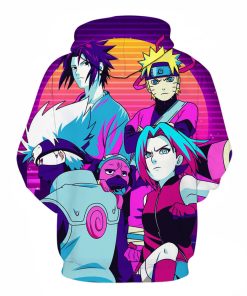 Anime Naruto 3D Printed Akatsuki Hoodie Shirt