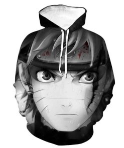 Anime Naruto 3D Printed Hooded