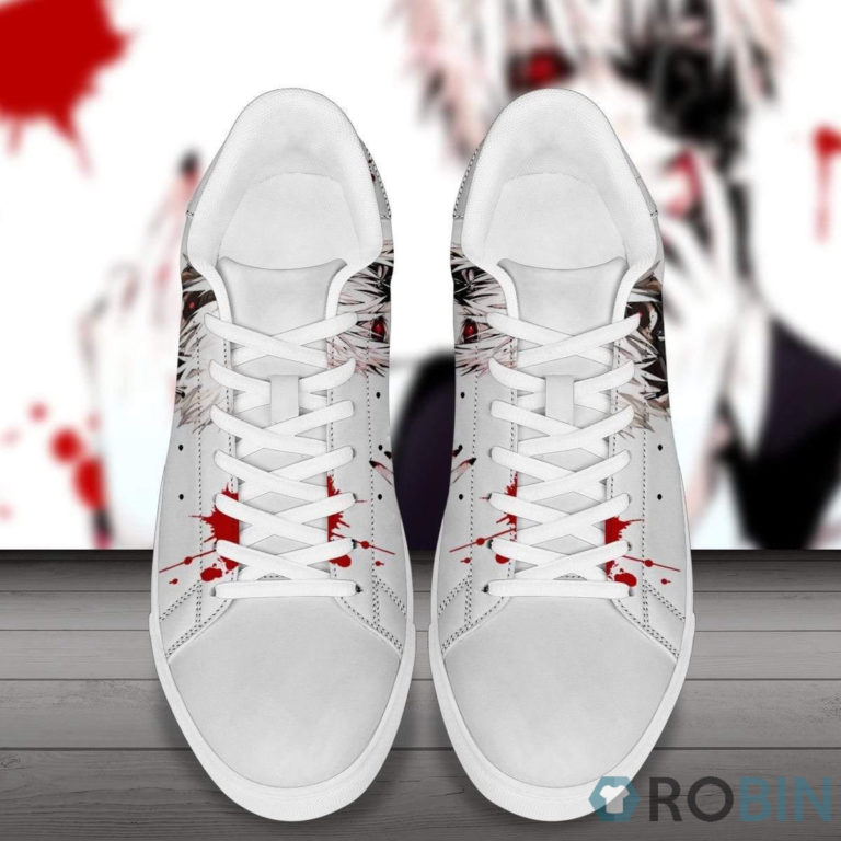 Anime Shoes Tokyo Ghoul Shoes Ken Kaneki Skateboard Sneakers