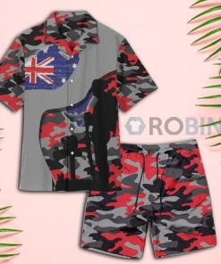 Anzac Day Camouflage Hawaiian Shirt and Shorts Anzac Day Camouflage Hawaiian Shirt and Shorts