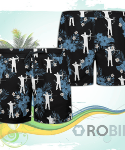Archery Hawaiian Shirts Beach Short Archery Hawaiian Shirts Beach Short
