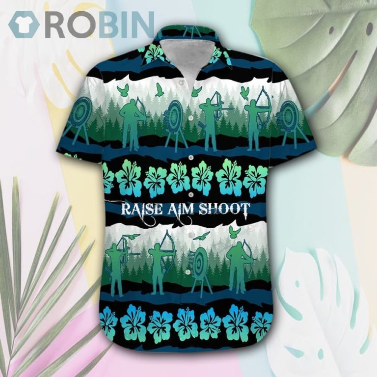 Archery-Raise Aim Shoot Hawaii Shirt & Shorts