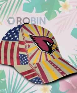 Arizona Cardinals Retro Vintage Design Hawaiian Summer Classic Baseball Cap Hat