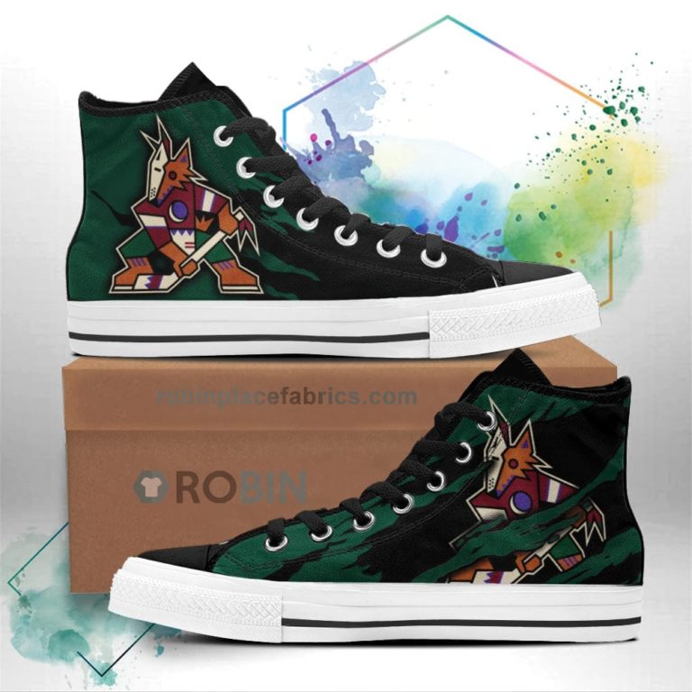 Arizona Coyotes Shoes Custom High Top Sneakers