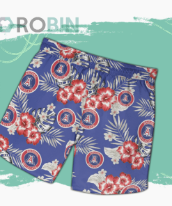 Arizona Wildcats Hawaiian Shirts Beach Short