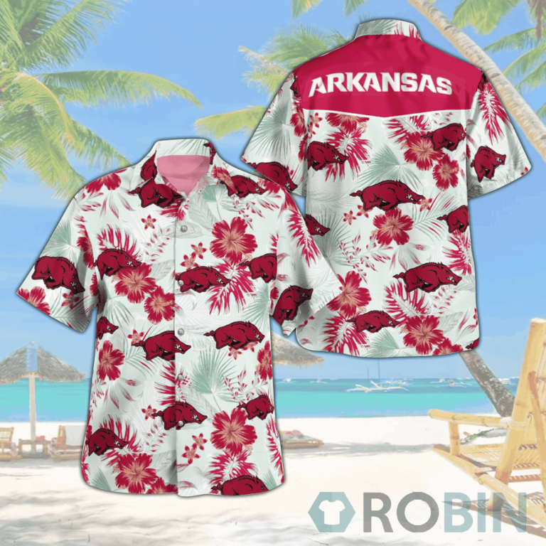 Arkansas Razorbacks Hawaiian Shirts Beach Short