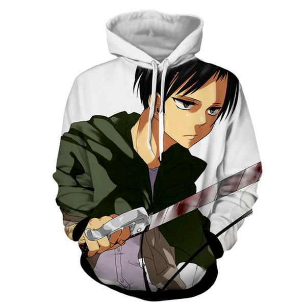 Attack on Titan 3D Printed Hoodie Shirts RB6079 - RobinPlaceFabrics