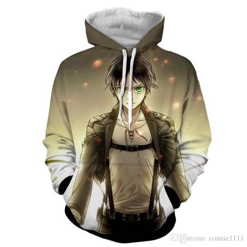 Attack on Titan 3D Printed Hoodie Shirts RB6681 - RobinPlaceFabrics