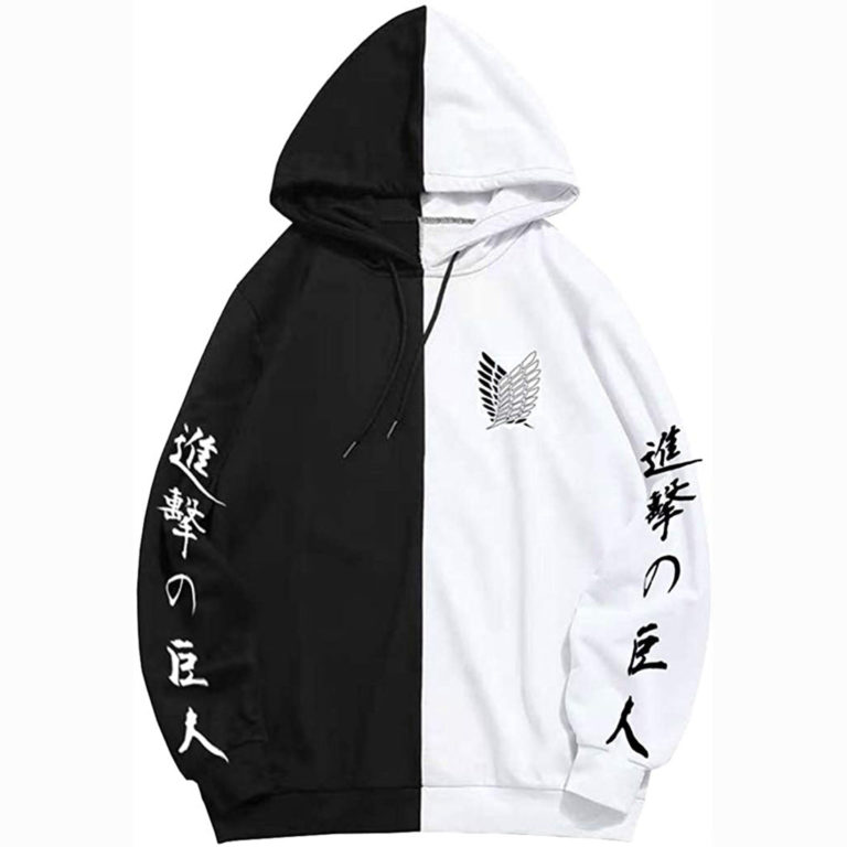 Attack on Titan Hoodie Shirts Two Colors Casual Hoodeds