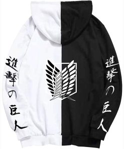 Attack on Titan Hoodie Shirts Two Colors Casual Hoodeds