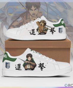 Attack on Titan Shoes Eren Jaeger Custom Anime Stan Smith Sneakers