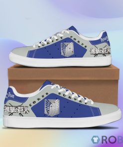 Attack On Titan Shoes Survey Corps Custom Anime Stan Smith Sneakers