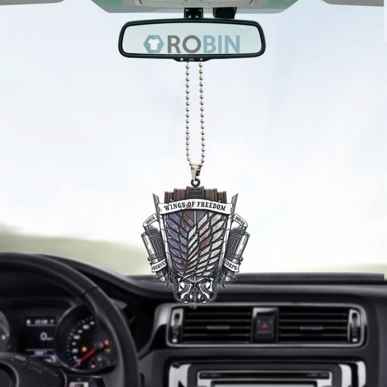 Attack on Titan Wings of Freedom Acrylic Car Ornament