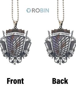 Attack on Titan Wings of Freedom Acrylic Car Ornament