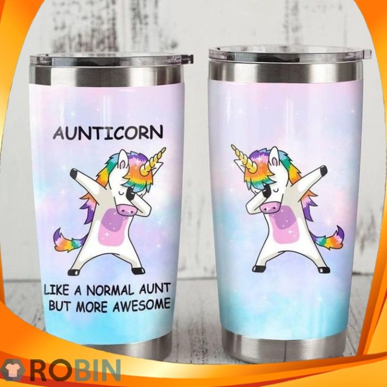 Aunticorn Like A Normal Aunt But More Awesome Unicorn Dab Dance Tumbler