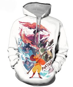 Avatar The Last Airbender 3D Printed Hoodie Shirt – Anime Casual Hoodeds