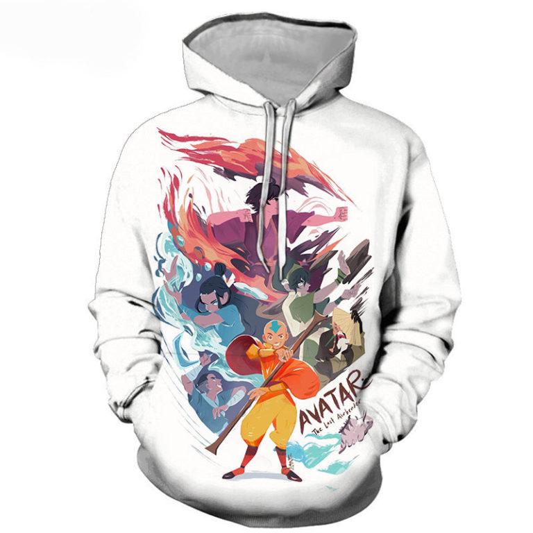 Avatar The Last Airbender 3D Printed Hoodie Shirt – Anime Casual Hoodeds