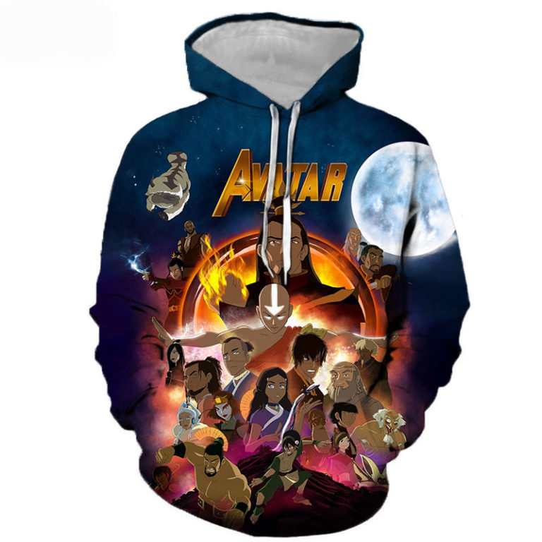 Avatar The Last Airbender Hoodie Shirt – Anime 3D Printed Casual Hoodeds