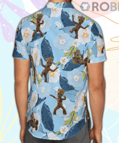 Baby Groot Hawaiian Shirt Beach Short