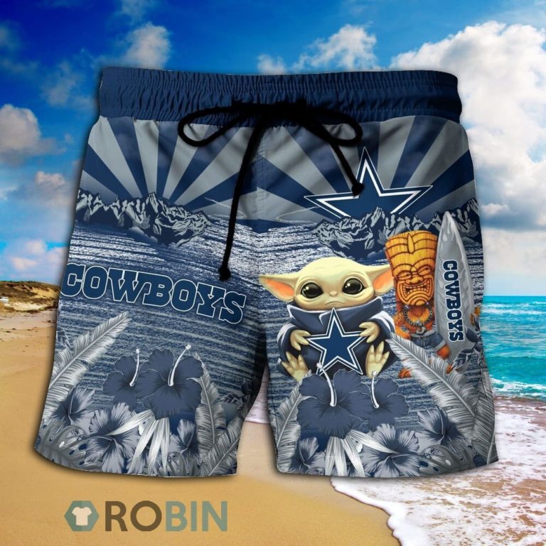 Baby Yoda Dallas Cowboys Nfl Hawaiian Shirt And Shorts