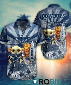 Baby Yoda Dallas Cowboys Nfl Hawaiian Shirt And Shorts