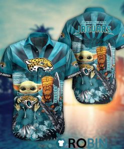 Baby Yoda Jacksonville Jaguars Nfl Hawaiian Shirt And Shorts