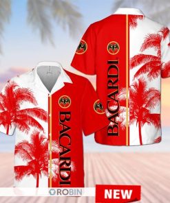Bacardi Rum Palm Tree Hawaiian Shirt