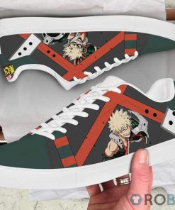 Bakugou Shoes My Hero Academia Skateboard Sneakers Custom Anime Low Tops