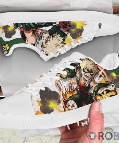 Bakugou Sneakers Custom My Hero Academia Anime Skate Shoes Bakugou Sneakers Custom My Hero Academia Anime Skate Shoes