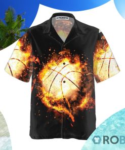 Baseball Ball Don’t Lie Hawaiian Shirt Red Flame Baseball Shirt