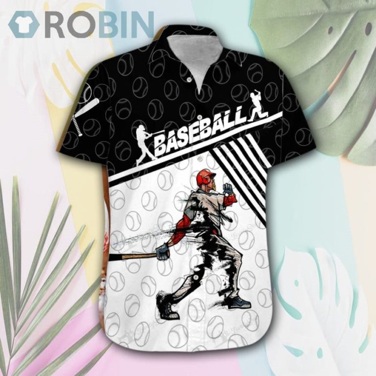 Baseball Player Hawaiian Shirt & Shorts