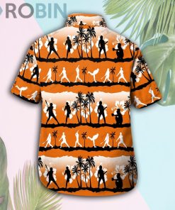 Baseball Sunset Hawaiian Shirt & Shorts