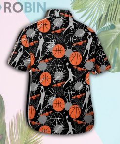 Basketball Pattern Hawaii Shirt & Shorts