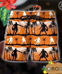 Basketball Sunset Hawaiian Shirt & Shorts