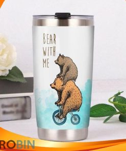 Bear With Me Cycling Tumbler